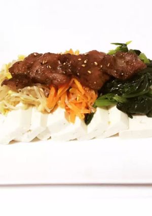 ダイエット♪低糖質♪お豆腐ビビンバ-レシピのメイン写真