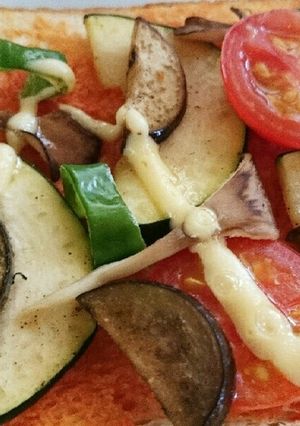 ピザ風｡・:°夏野菜トースト｡・:°-レシピのメイン写真