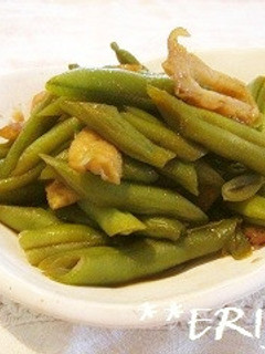 いんげんのカレー風味煮~♪♪-レシピのメイン写真