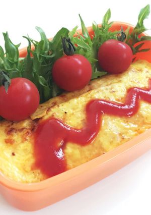 【時短・簡単】ボリューム◎オムライス弁当-レシピのメイン写真