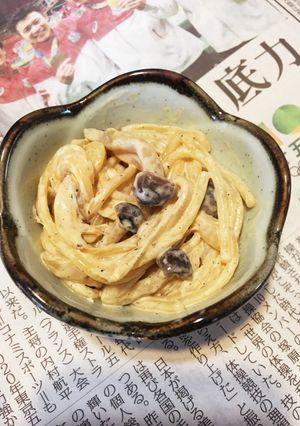 ちょっとカルボナーラ風スパサラダ。-レシピのメイン写真