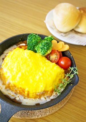 月9で人気のオムバーグ☆-レシピのメイン写真