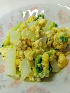 白菜の卵とじ炒め-レシピのメイン写真