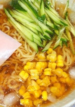 暑い日に♪簡単冷やしインスタントラーメン-レシピのメイン写真