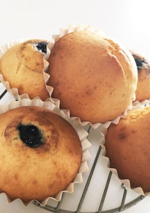 油なしの簡単ヘルシーなカップケーキ☆-レシピのメイン写真
