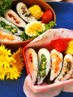 海苔半分でおにぎらず!楽ちんな作り方-レシピのメイン写真