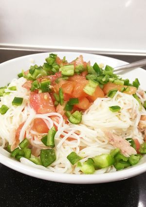 簡単そうめん洋風アレンジ-レシピのメイン写真