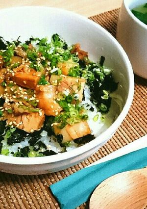 簡単❢豚飯ｯｯ(*'(OO)'*)ﾌﾞﾋ-レシピのメイン写真
