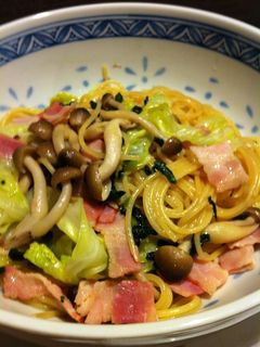 【秋】しめじとベーコンの和風パスタ-レシピのメイン写真