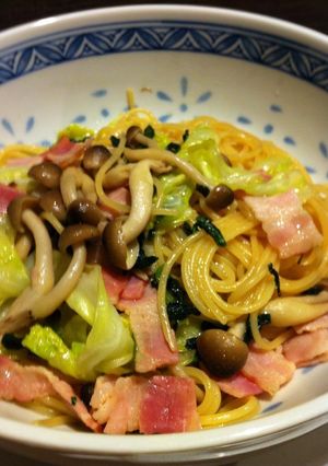 【秋】しめじとベーコンの和風パスタ-レシピのメイン写真