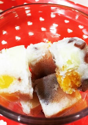 簡単混ぜるだけアイス〜白くま風☆〜-レシピのメイン写真