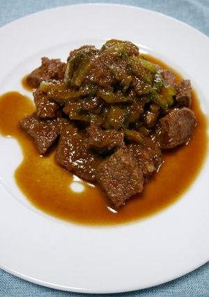簡単！牛肉とゴーヤのコクカラ炒め-レシピのメイン写真