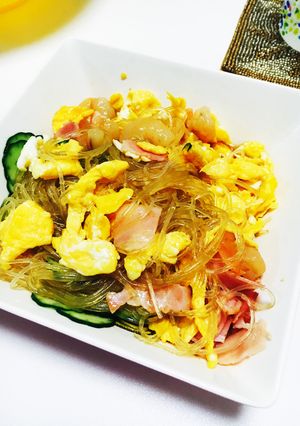 ごま油香る春雨サラダ-レシピのメイン写真