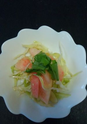 今が旬！季節のサラダwith桃♪-レシピのメイン写真
