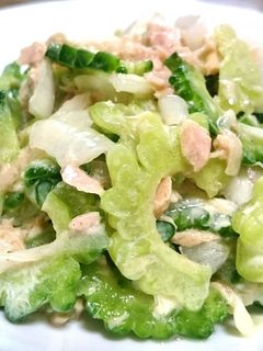 ☆苦くない♪ゴーヤと玉ねぎの健康サラダ☆-レシピのメイン写真