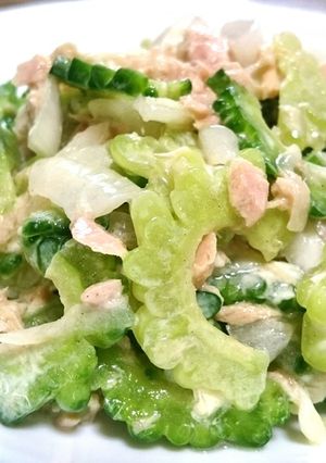 ☆苦くない♪ゴーヤと玉ねぎの健康サラダ☆-レシピのメイン写真