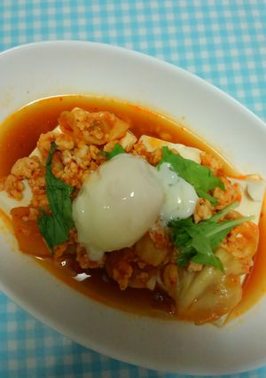 ご飯が進む!ピリ辛チゲ豆腐♪-レシピのメイン写真
