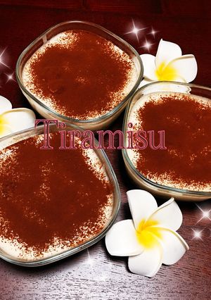 簡単♡北海道チーズ蒸しケーキでティラミス-レシピのメイン写真