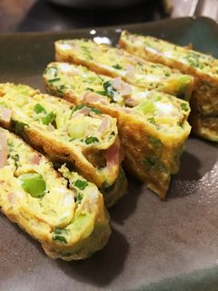 お弁当に!ネギ焼き風卵焼き-レシピのメイン写真