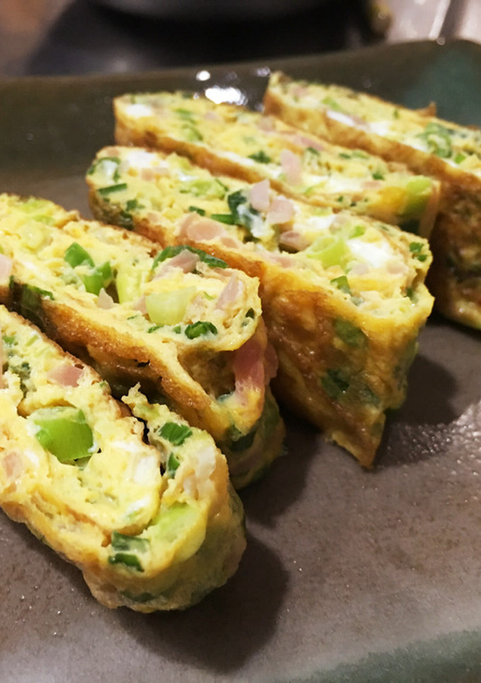 お弁当に！ネギ焼き風卵焼き-レシピのメイン写真