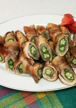 夏にぴったり♪オクラの肉巻き-レシピのメイン写真