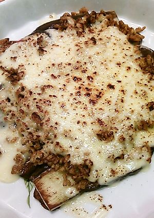 茄子豚ひき肉のチーズ焼き-レシピのメイン写真