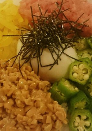 もち麦入り☆ネバトロたく丼-レシピのメイン写真