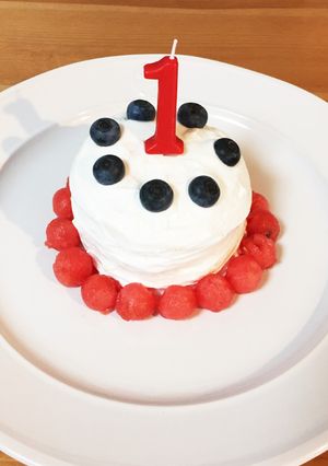 1stbirthdayの手作りケーキ-レシピのメイン写真