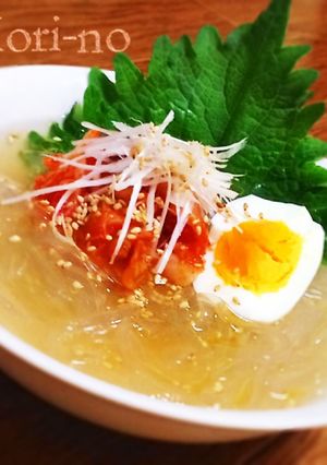 168kcal♡リンゴジュースで簡単冷麺-レシピのメイン写真