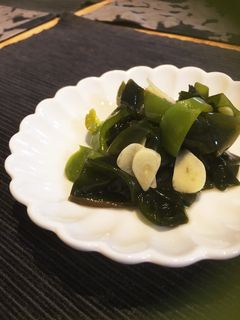 わかめピーマンみょうが浅漬け ダイエット-レシピのメイン写真