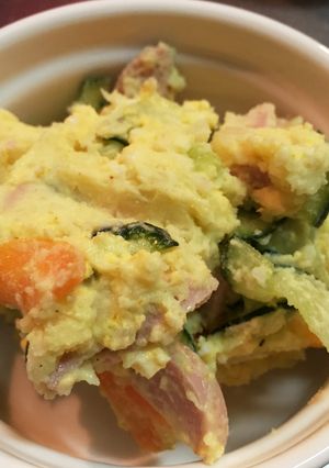 子供も大人も大好き！カレー味ポテトサラダ-レシピのメイン写真