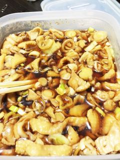 鶏皮とネギの酢の物-レシピのメイン写真