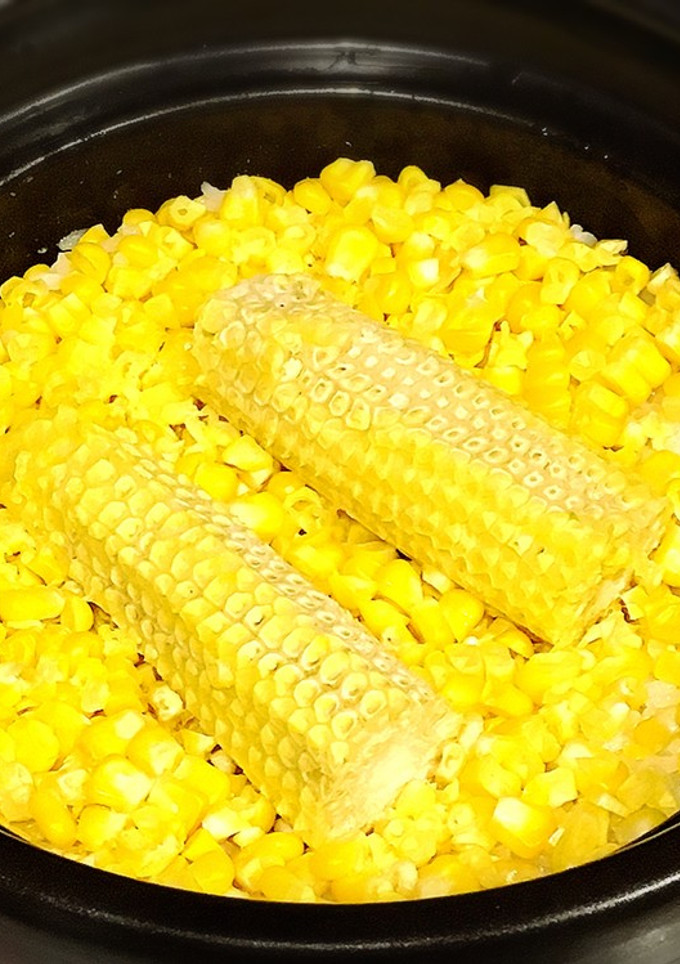 芯も一緒に！簡単♫とうもろこしご飯☆-レシピのメイン写真