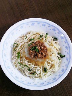 大根おろし納豆、素麺♪-レシピのメイン写真