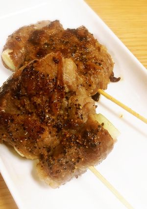 かりかりじゅわ～☆肉巻き白ネギ串-レシピのメイン写真