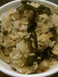 しじみとワカメの炊き込みご飯-レシピのメイン写真