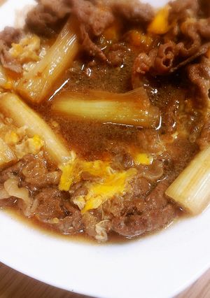 簡単やで！牛肉の柳川風-レシピのメイン写真