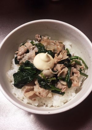 ポパイ丼-レシピのメイン写真