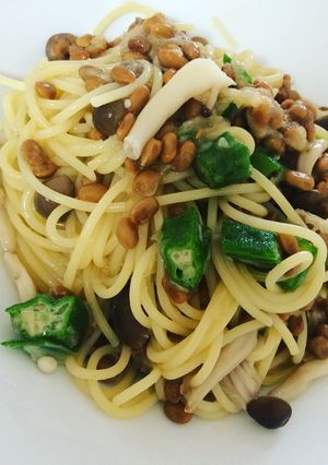 超簡単納豆パスタ-レシピのメイン写真