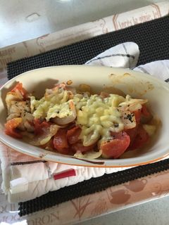 チキンチーズトマト焼き♪-レシピのメイン写真