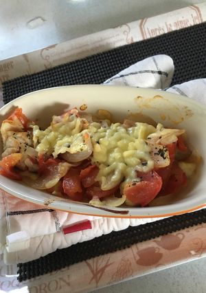チキンチーズトマト焼き♪-レシピのメイン写真