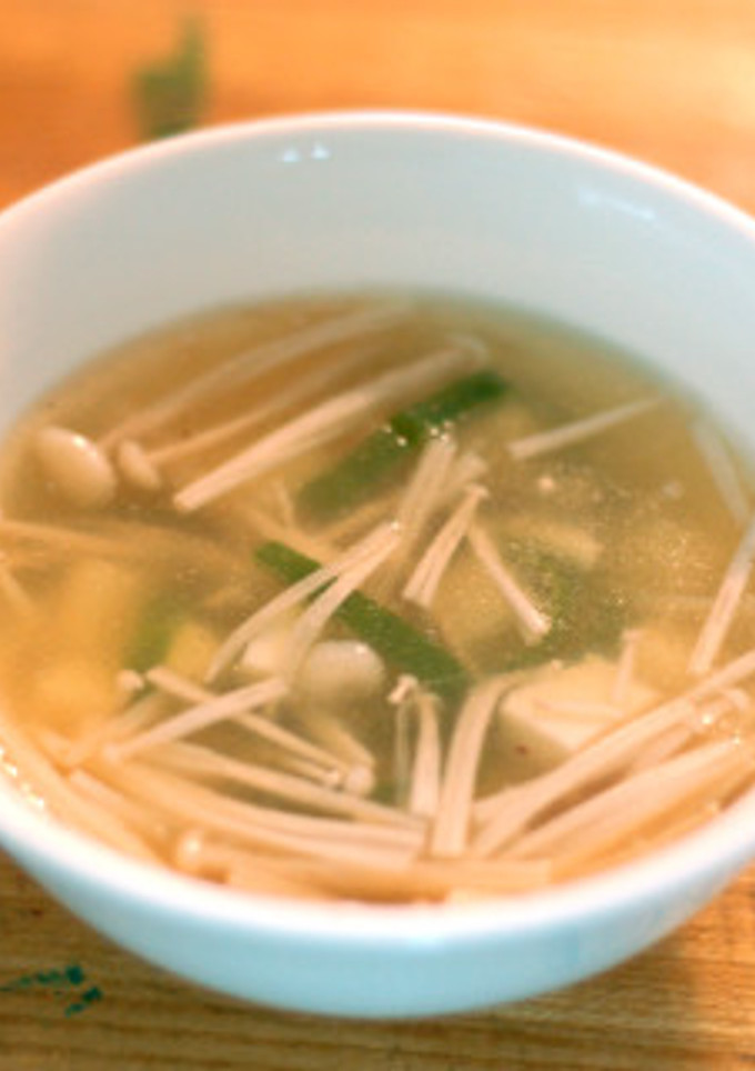 簡単！豆腐とえのきの中華スープ-レシピのメイン写真