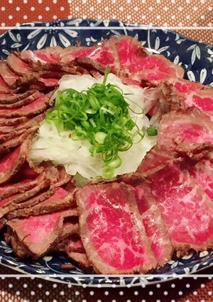 簡単で美味しい‼️牛肉のタタキです❤︎-レシピのメイン写真