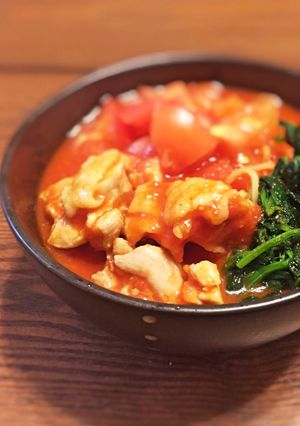 ピリ辛冷やしトマトラーメン-レシピのメイン写真