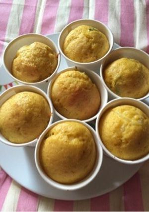 ☆簡単！かぼちゃのカップケーキ☆-レシピのメイン写真