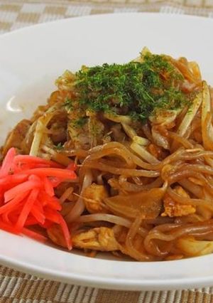 糸こんにゃくでパラッと☆ヘルシー焼きそば-レシピのメイン写真