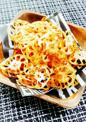 レンコンチップスカレー味-レシピのメイン写真