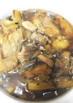 ☆旬の野菜 ナスとサバ缶詰の煮物☆-レシピのメイン写真