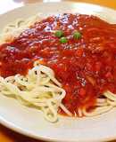 大人気！給食の味！ソフト麺ミートソース