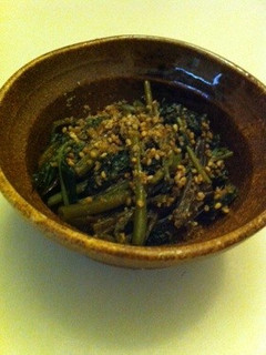 簡単!空芯菜のピリ辛胡麻辣油炒め-レシピのメイン写真